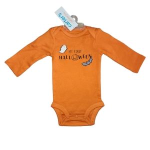 Carter's My First Halloween Long Sleeve Bodysuit NWT